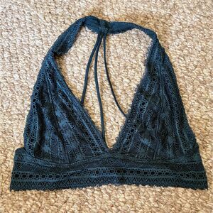 Urban Outfitters Strappy Lace Halter Bralette
